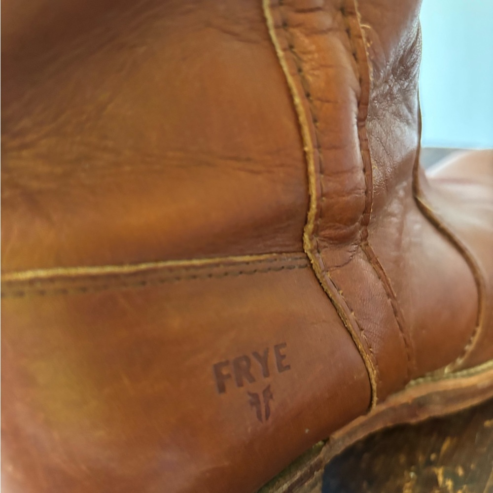 Vintage FRYE 1970’s Brown Leather Campus Boots. Excellent condition. W9. Style! - Picture 6 of 9